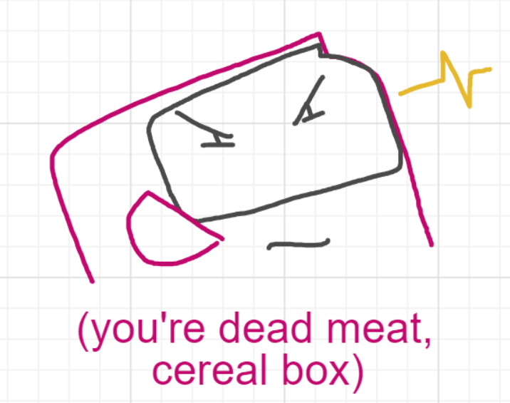 A panel from Ready Oar Knot, episode three of the Board Boards object show by Furretwalk/WalkingFurret.